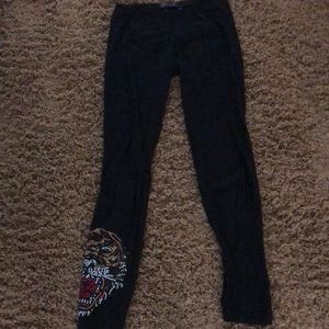 Ed Hardy Pants - Ed Hardy Tiger Leggings Ed Hardy Pants - Ed Hardy Tiger Leggings